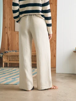 Women Faherty Brand Monterey Linen Pant -
