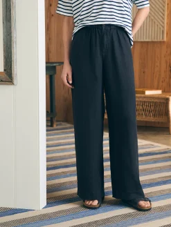 Women Faherty Brand Monterey Linen Pant -