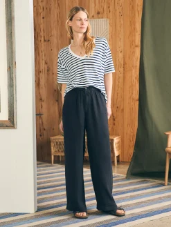Women Faherty Brand Monterey Linen Pant -
