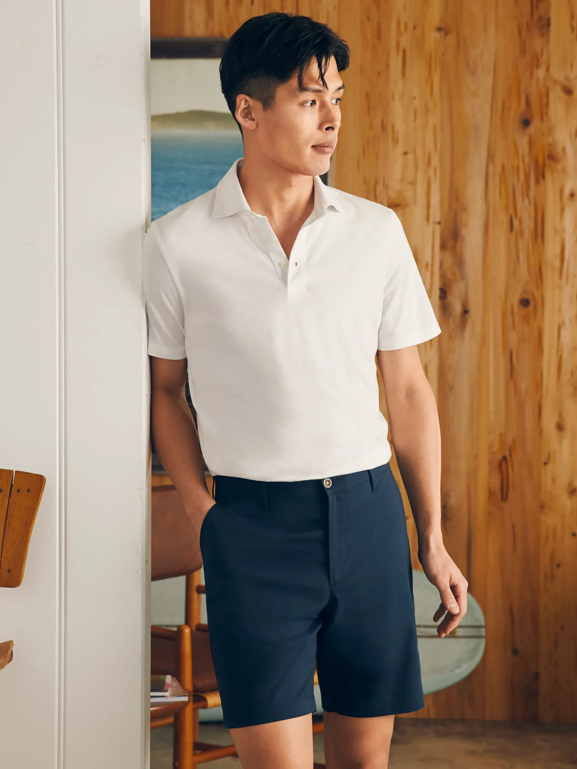 Faherty Brand Movement™ Chino Short (8" Inseam) -