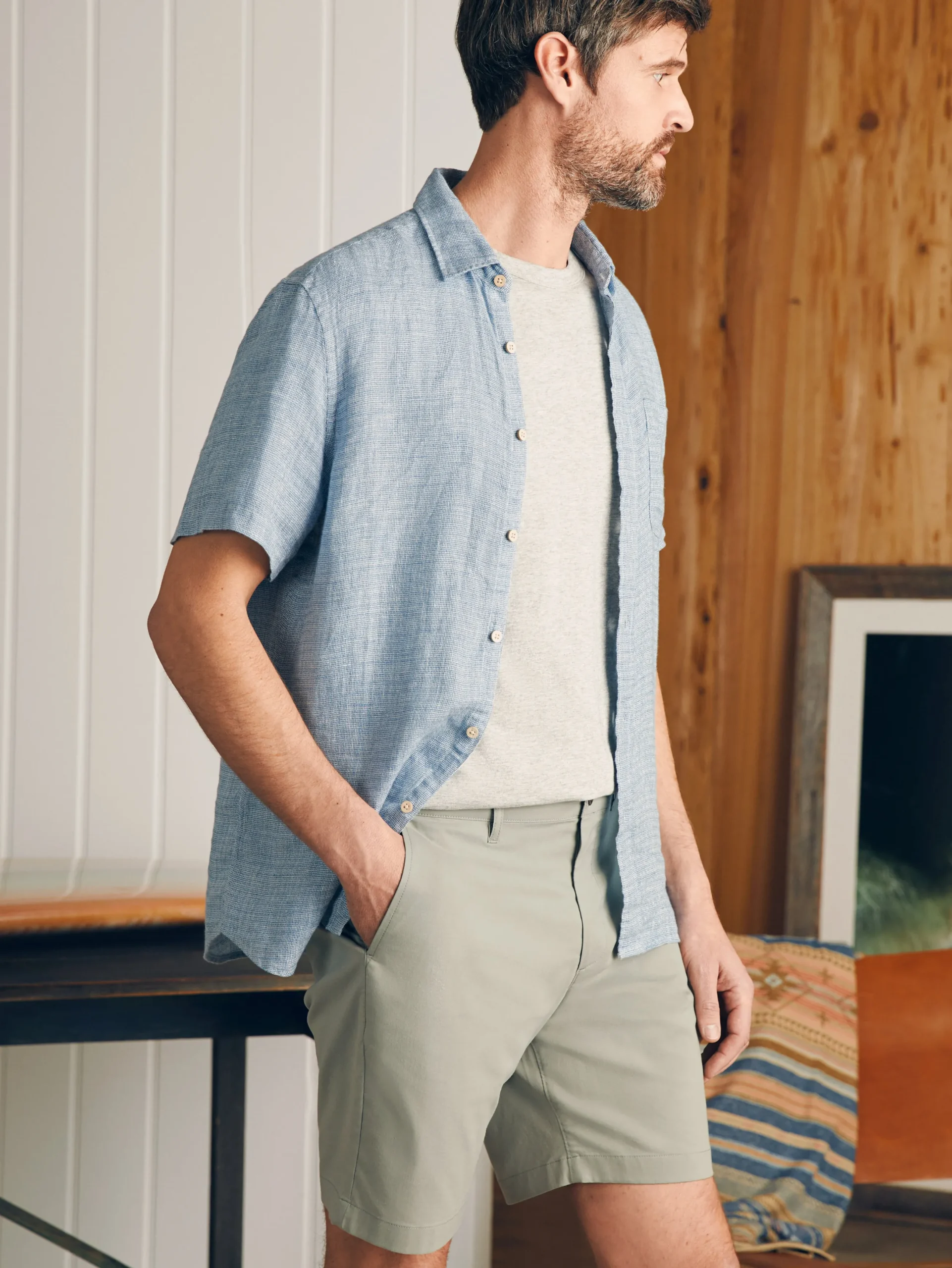 Faherty Brand Movement™ Chino Short (8" Inseam) -
