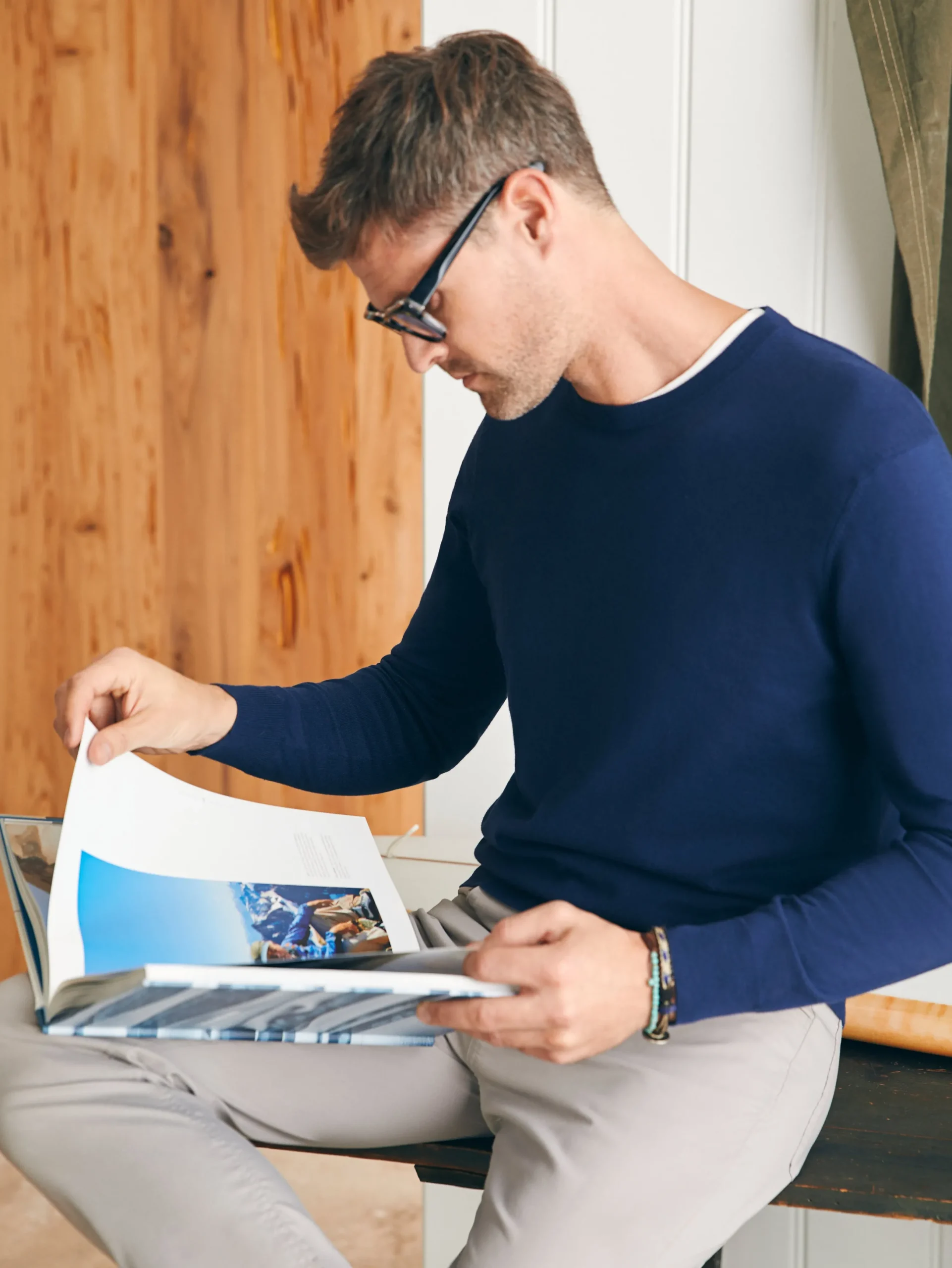 Faherty Brand Movement™ Crewneck Sweater (Tall) -