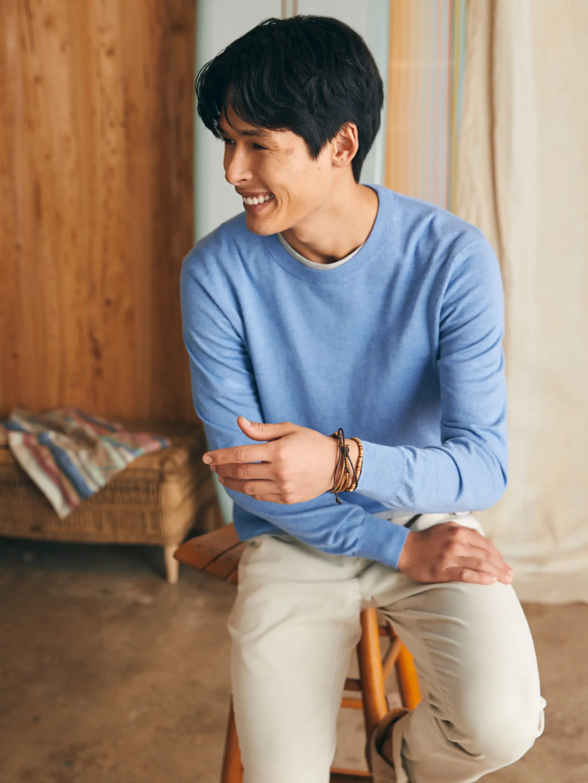 Faherty Brand Movement™ Crewneck Sweater (Tall) -