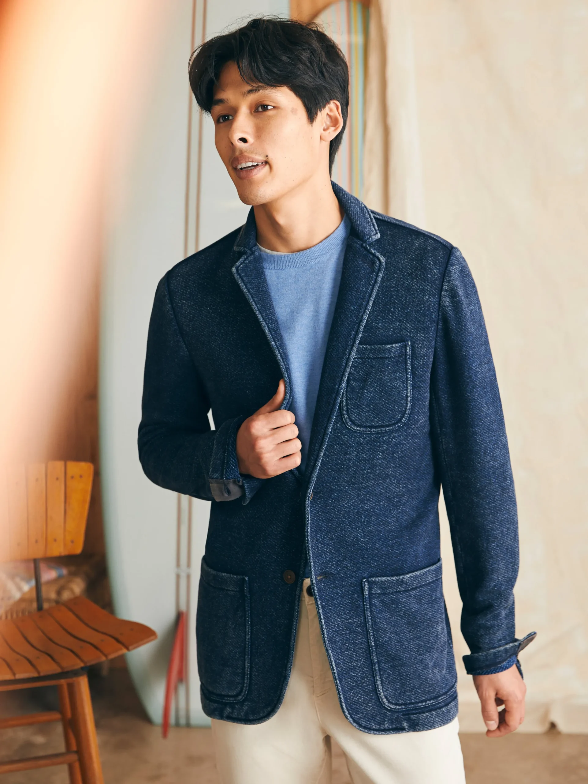 Faherty Brand Movement™ Crewneck Sweater (Tall) -