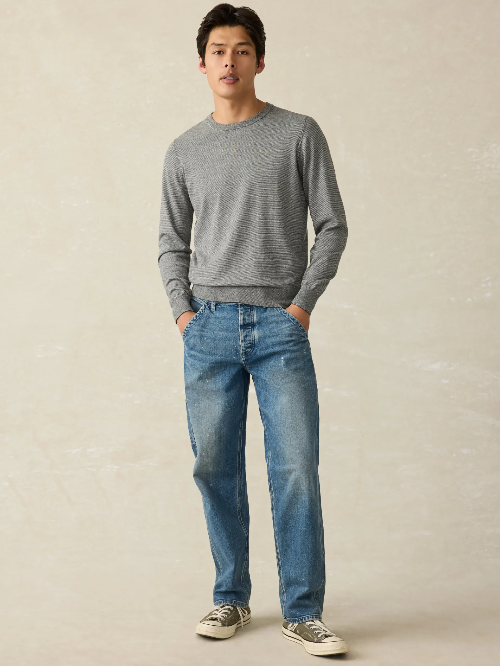 Faherty Brand Movement™ Crewneck Sweater (Tall) -