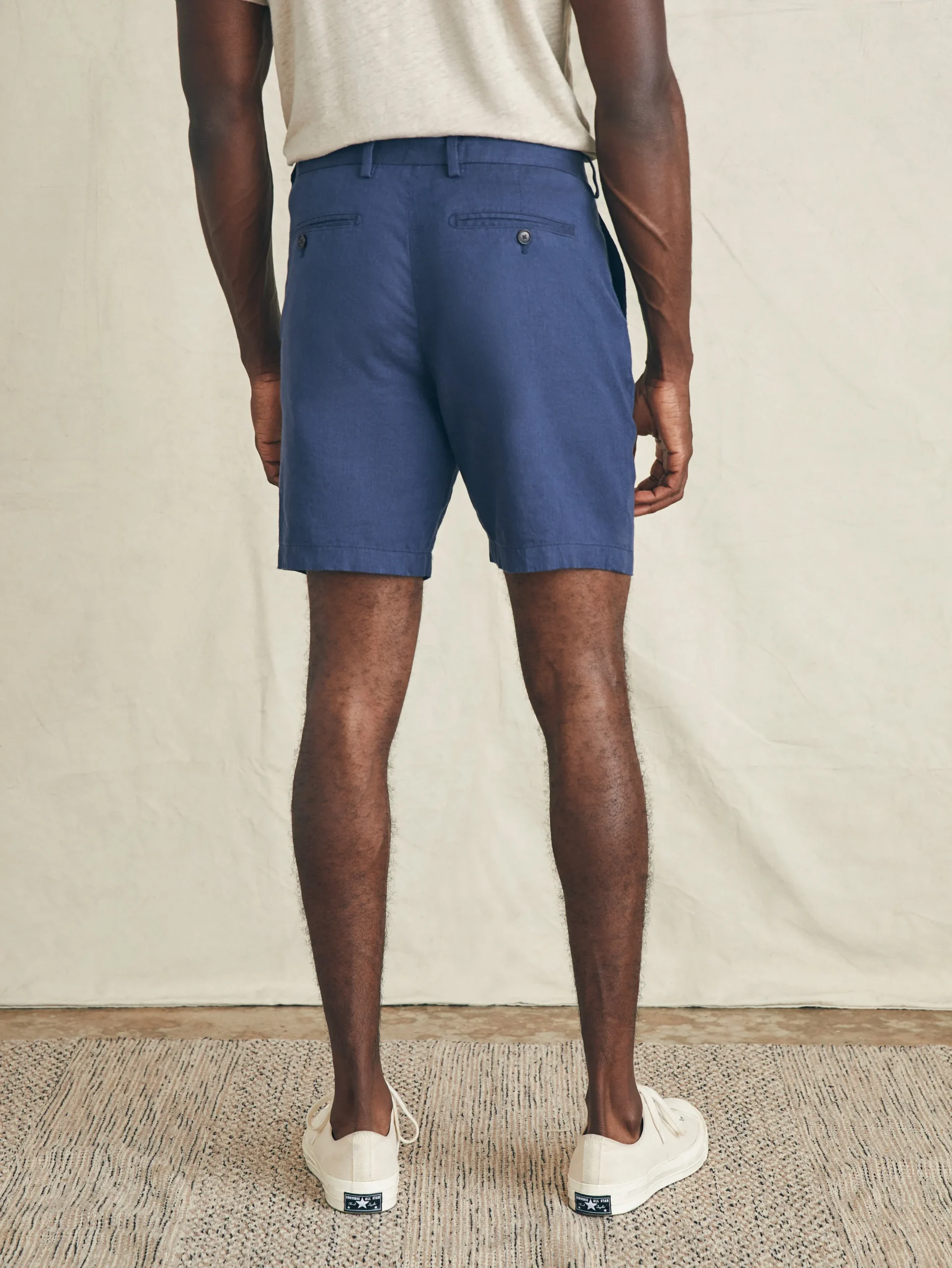 Faherty Brand Movement™ Flex Linen Short (7" Inseam) -