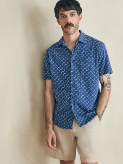 Faherty Brand Movement™ Flex Linen Short (7" Inseam) -
