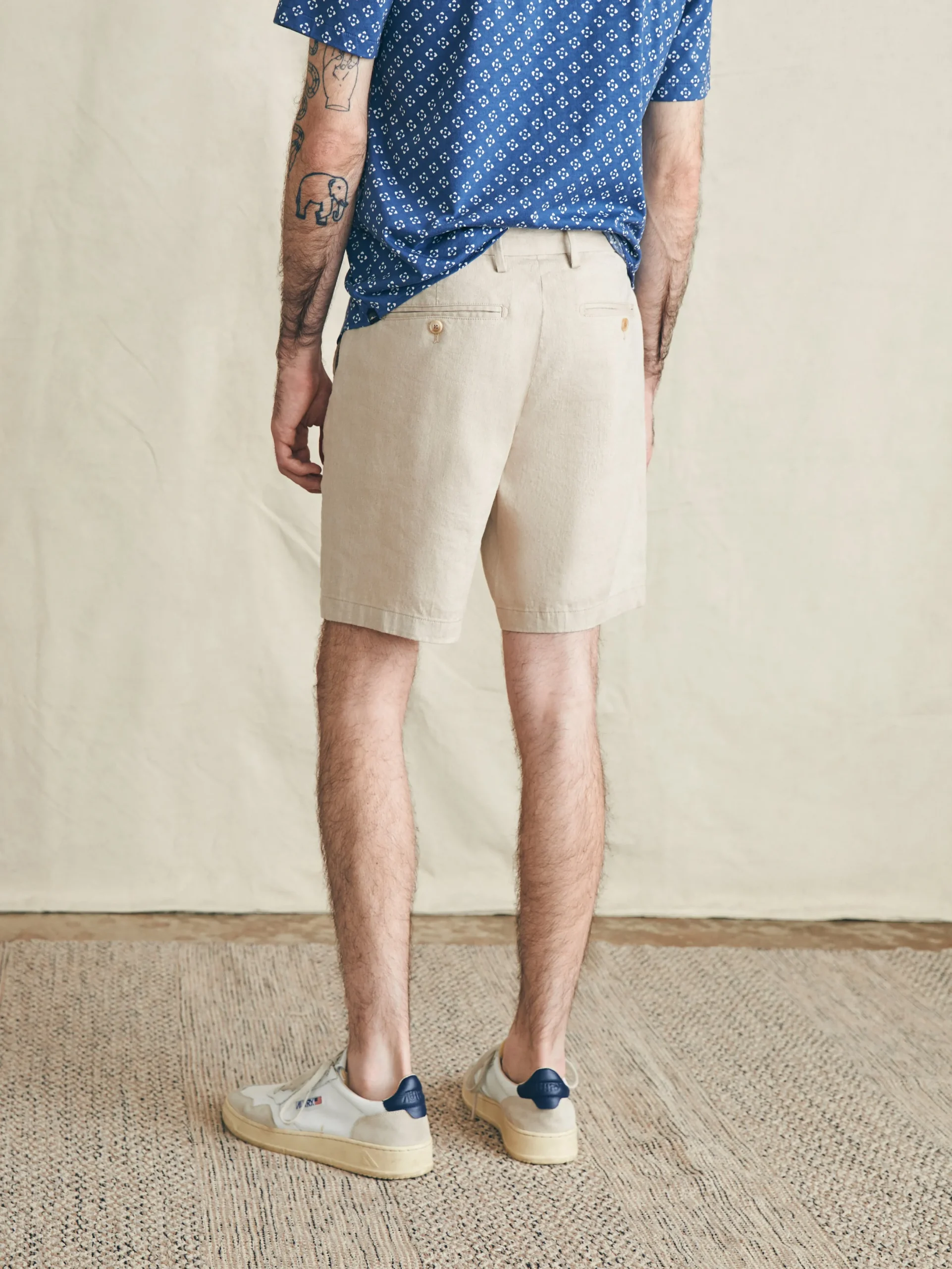 Faherty Brand Movement™ Flex Linen Short (7" Inseam) -