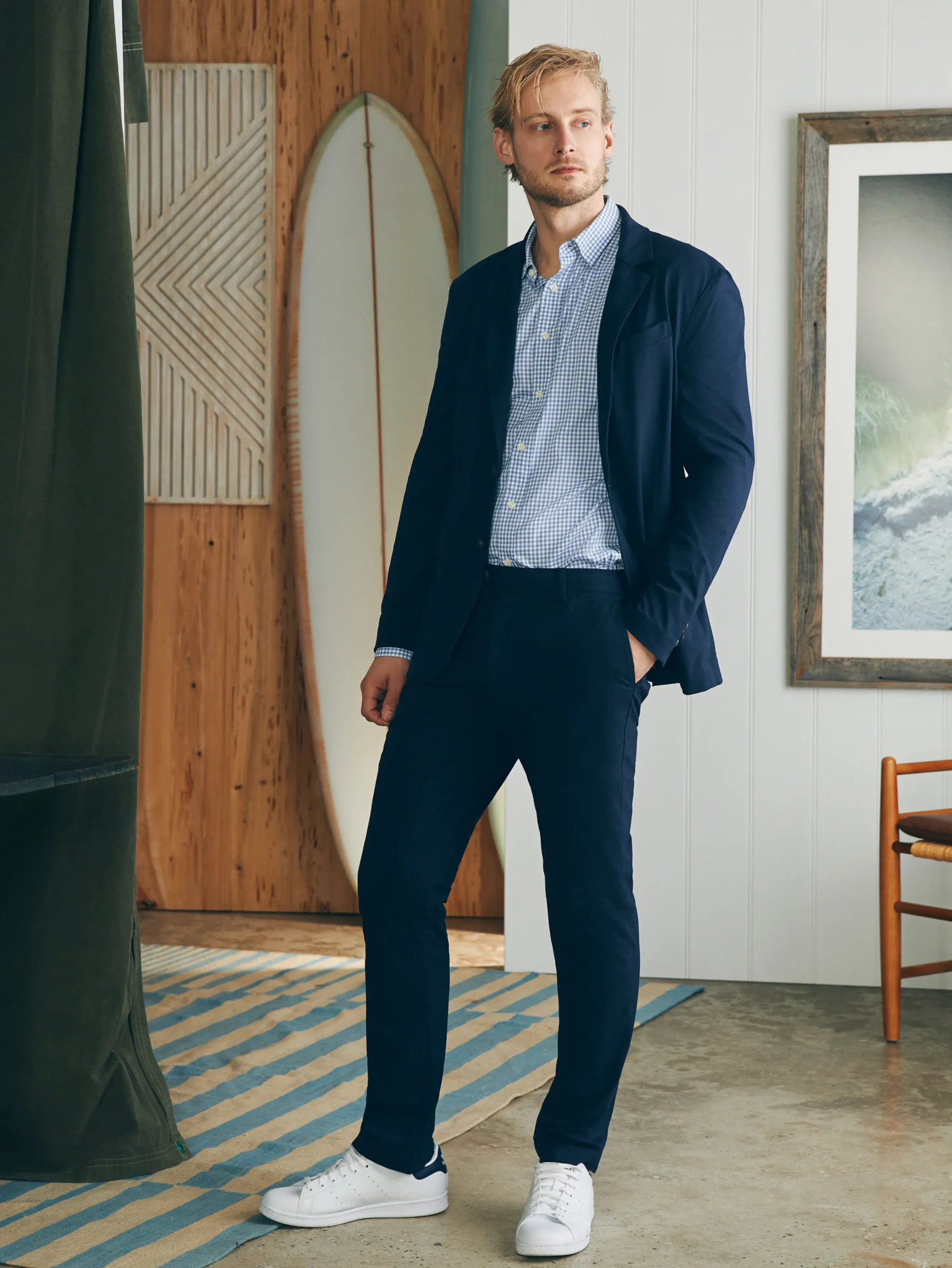 Faherty Brand Movement™ Knit Pant (32" Inseam) -