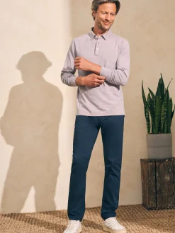 Faherty Brand Movement™ Long-Sleeve Polo Shirt -