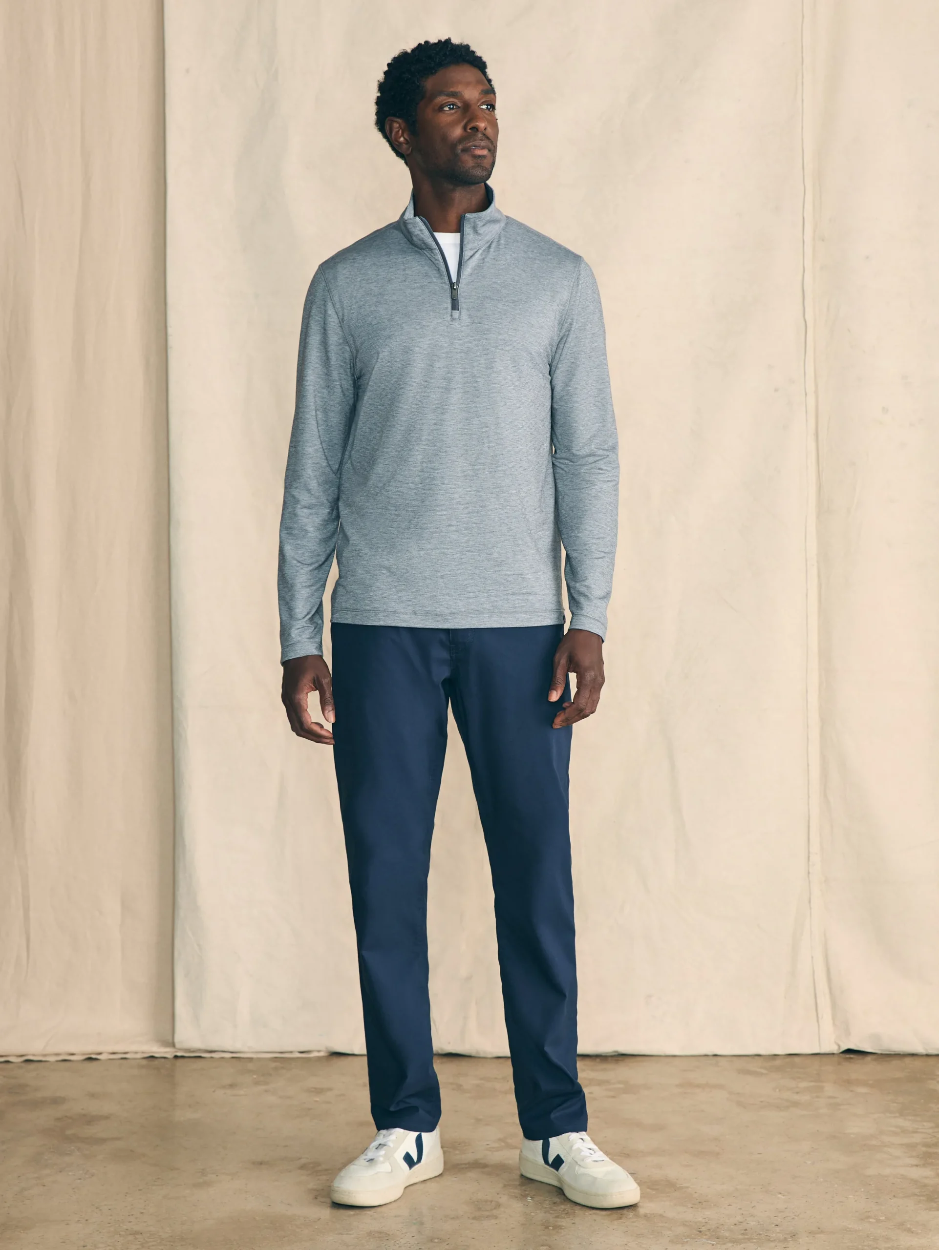Faherty Brand Movement™ Quarter Zip -
