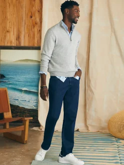 Faherty Brand Movement™ Quarter Zip Sweater -