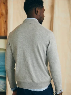 Faherty Brand Movement™ Quarter Zip Sweater -