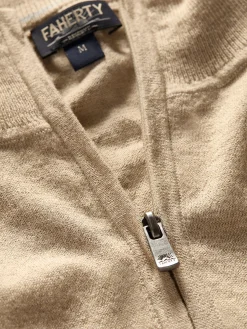 Faherty Brand Movement™ Quarter Zip Sweater (Tall) -