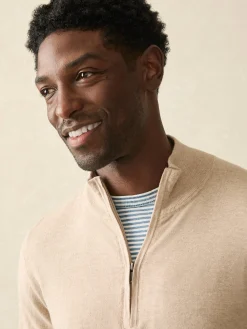 Faherty Brand Movement™ Quarter Zip Sweater (Tall) -