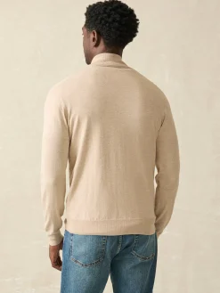 Faherty Brand Movement™ Quarter Zip Sweater (Tall) -