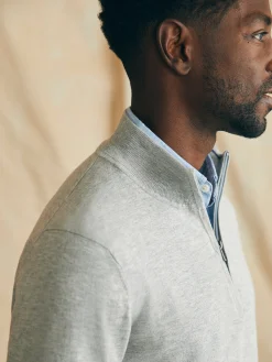 Faherty Brand Movement™ Quarter Zip Sweater (Tall) -