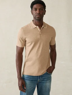Faherty Brand Movement™ Short-Sleeve Pique Polo Shirt -