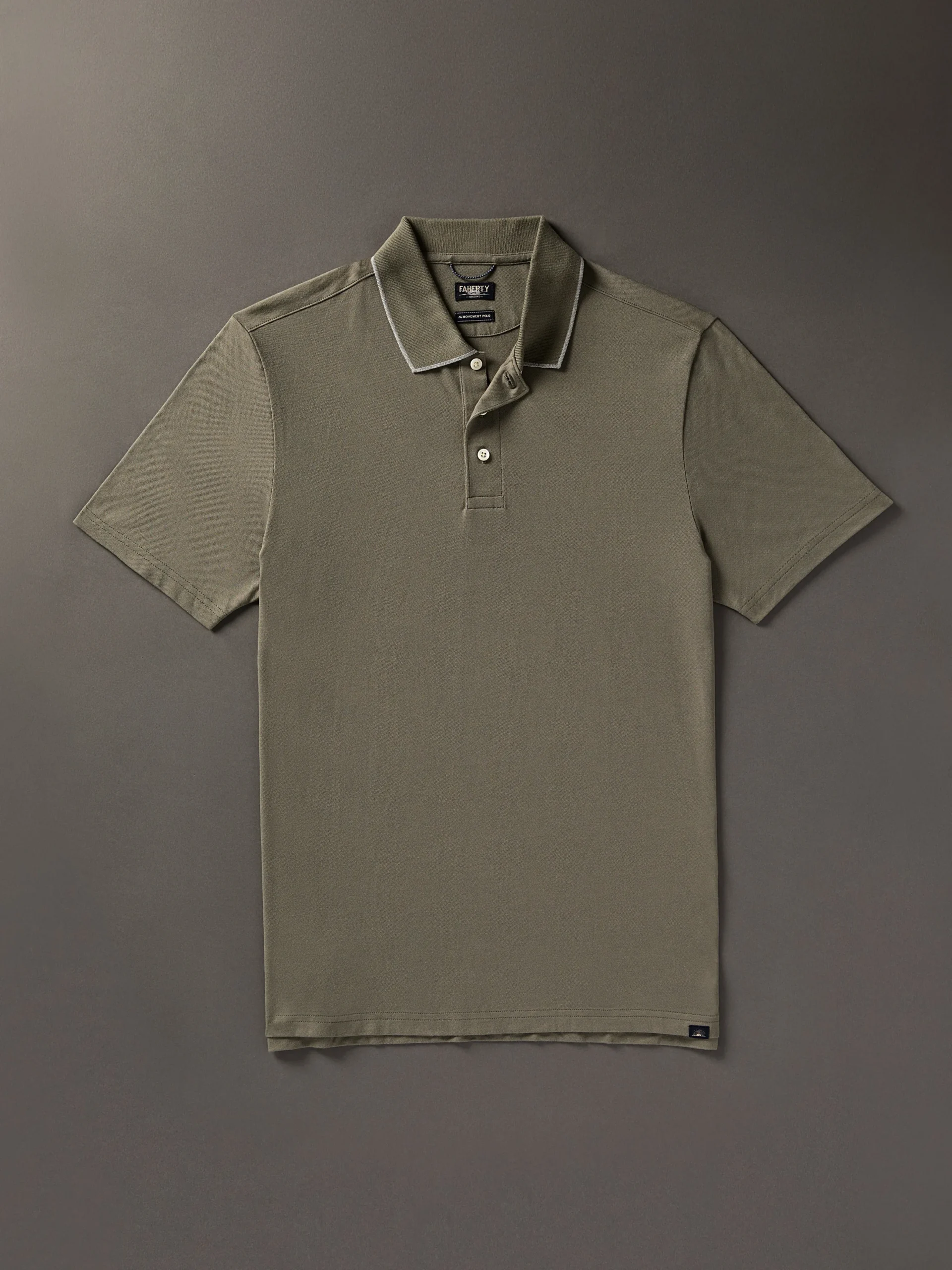 Faherty Brand Movement™ Short-Sleeve Pique Polo Shirt -