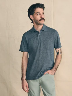 Faherty Brand Movement™ Short-Sleeve Pique Polo Shirt -