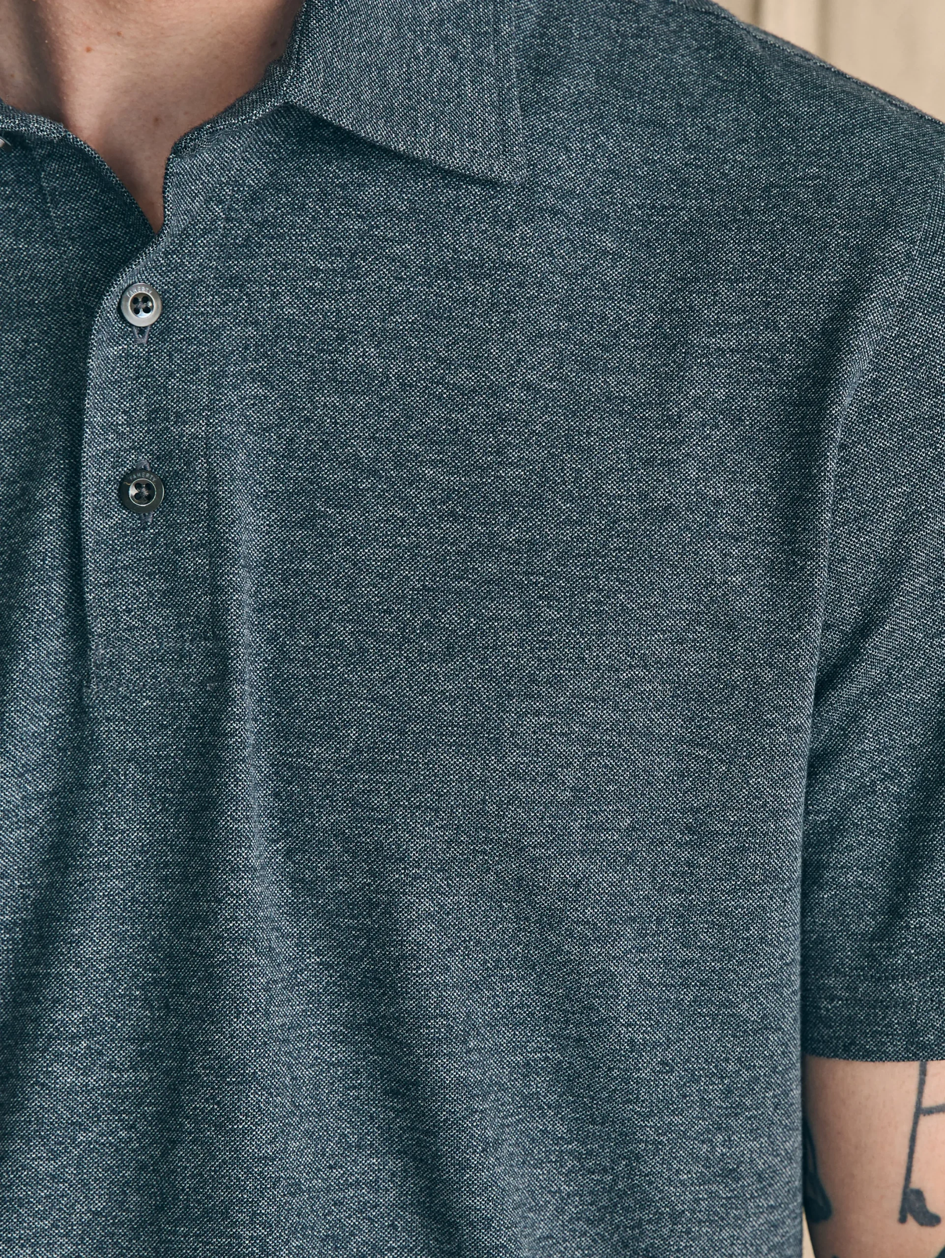 Faherty Brand Movement™ Short-Sleeve Pique Polo Shirt -