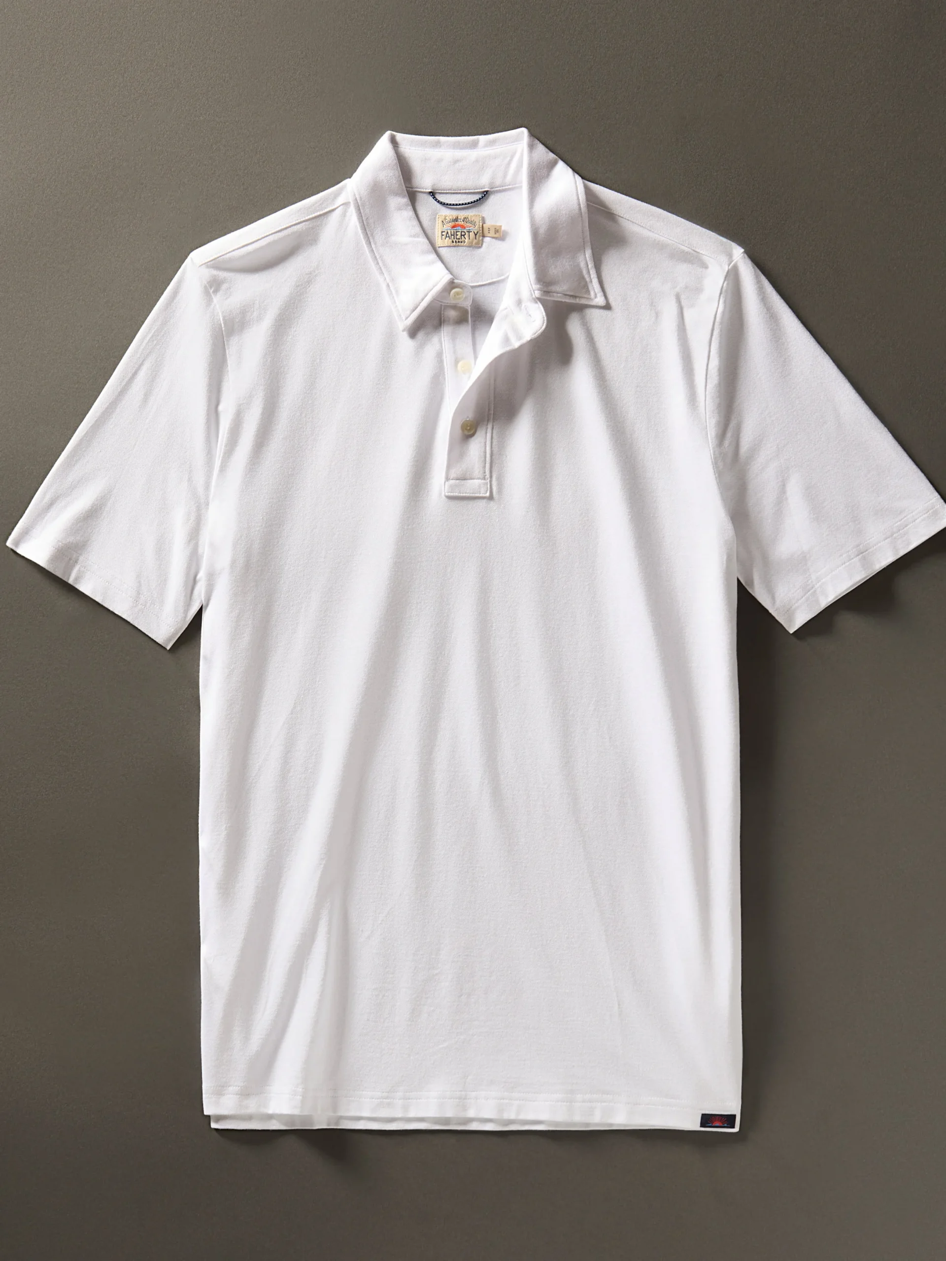 Faherty Brand Movement™ Short-Sleeve Pique Polo Shirt -