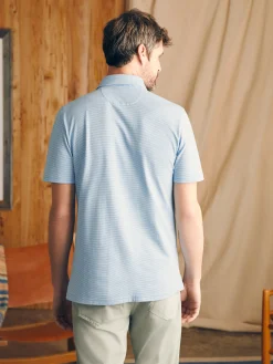 Faherty Brand Movement™ Short-Sleeve Pique Polo Shirt -