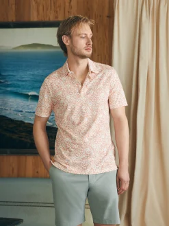 Faherty Brand Movement™ Short-Sleeve Pique Polo Shirt -