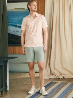 Faherty Brand Movement™ Short-Sleeve Pique Polo Shirt -