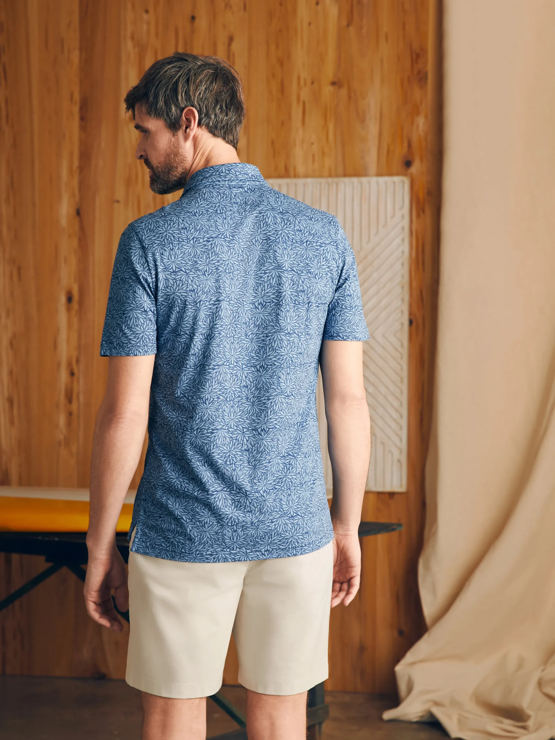 Faherty Brand Movement™ Short-Sleeve Pique Polo Shirt -