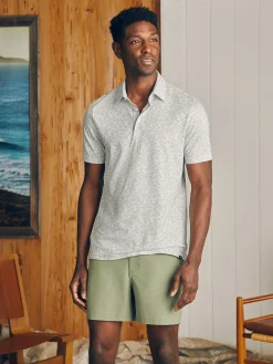 Faherty Brand Movement™ Short-Sleeve Pique Polo Shirt -