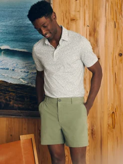 Faherty Brand Movement™ Short-Sleeve Pique Polo Shirt -