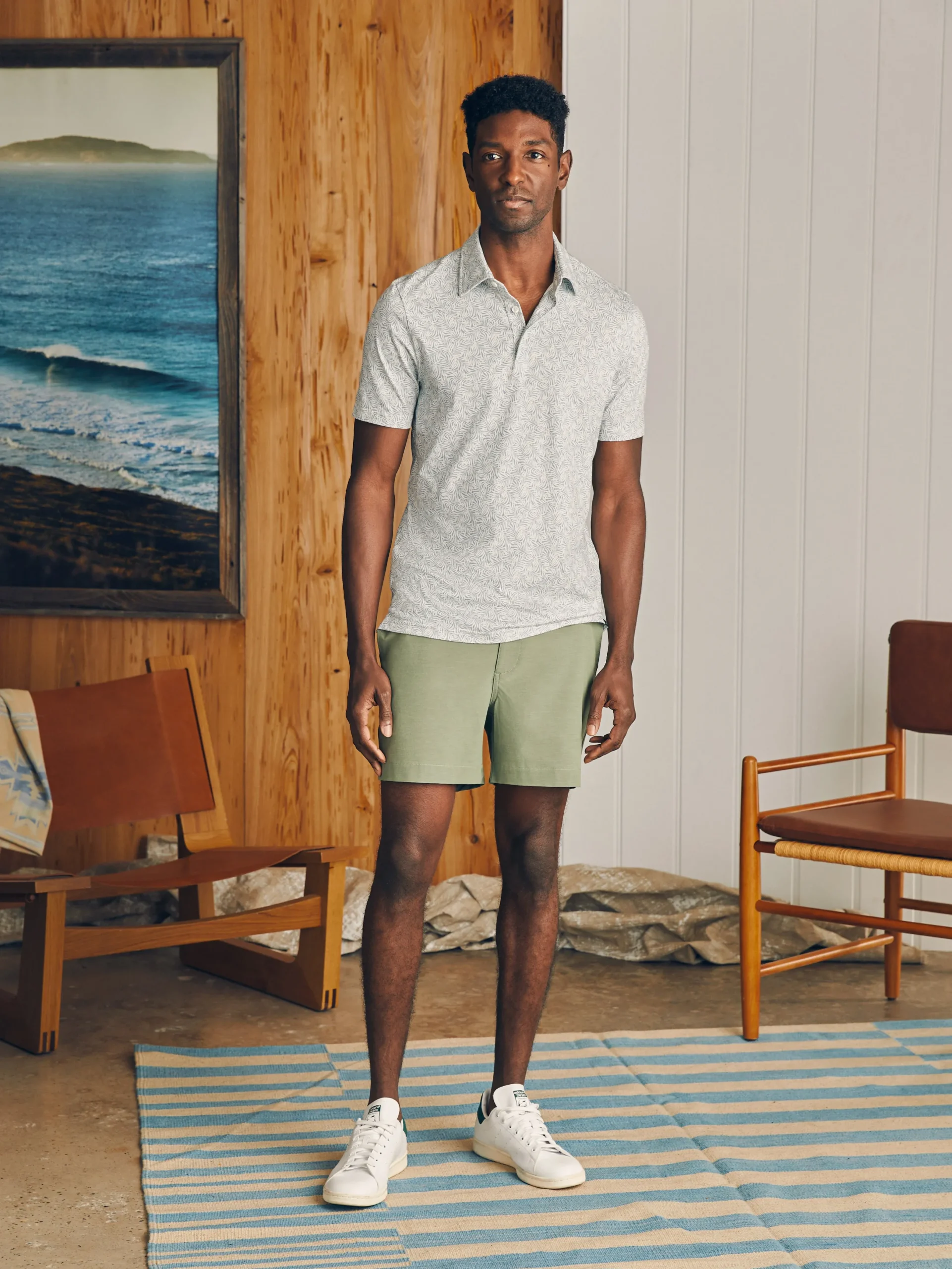 Faherty Brand Movement™ Short-Sleeve Pique Polo Shirt -