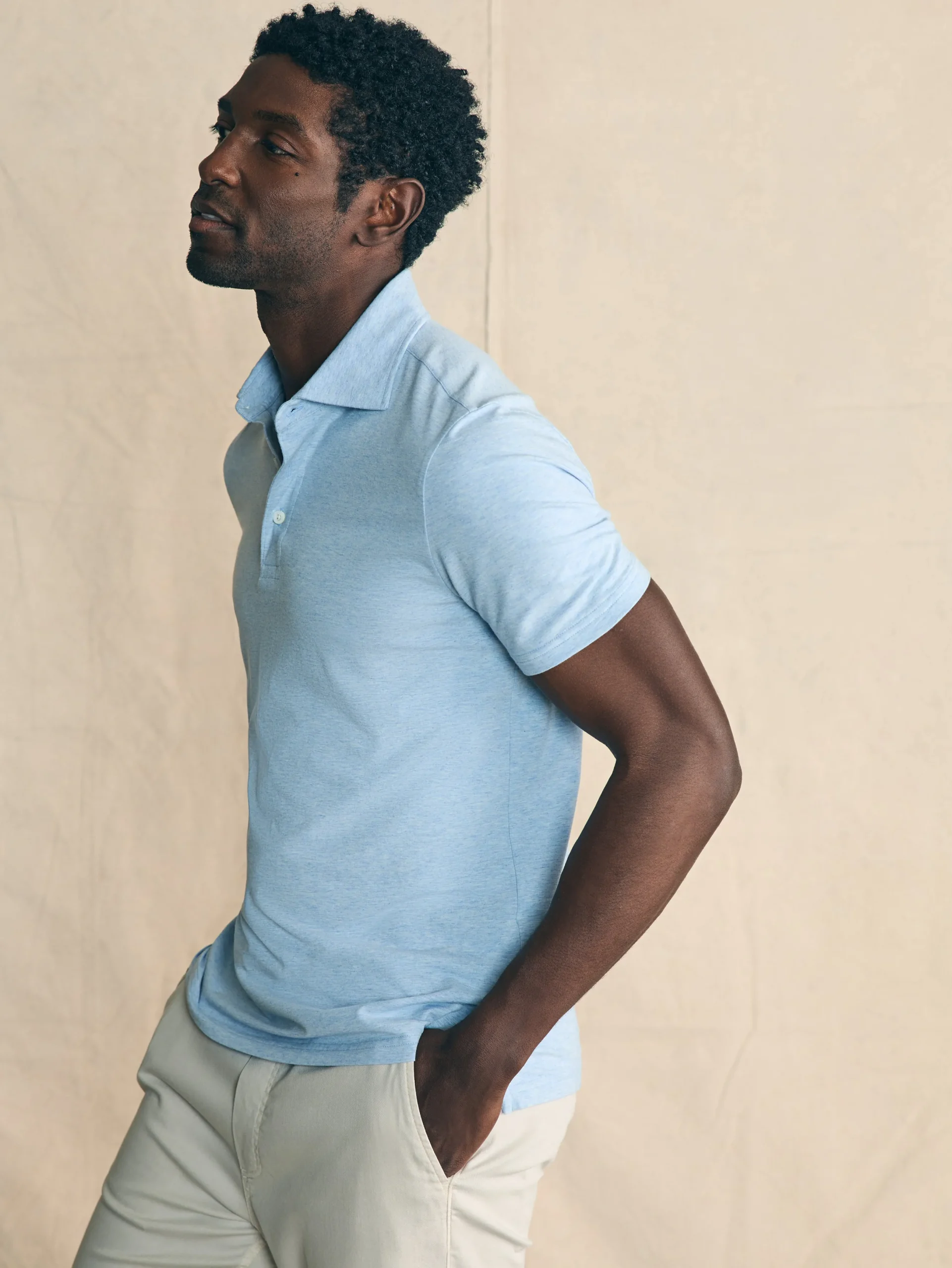 Faherty Brand Movement™ Short-Sleeve Polo Shirt (Tall) -
