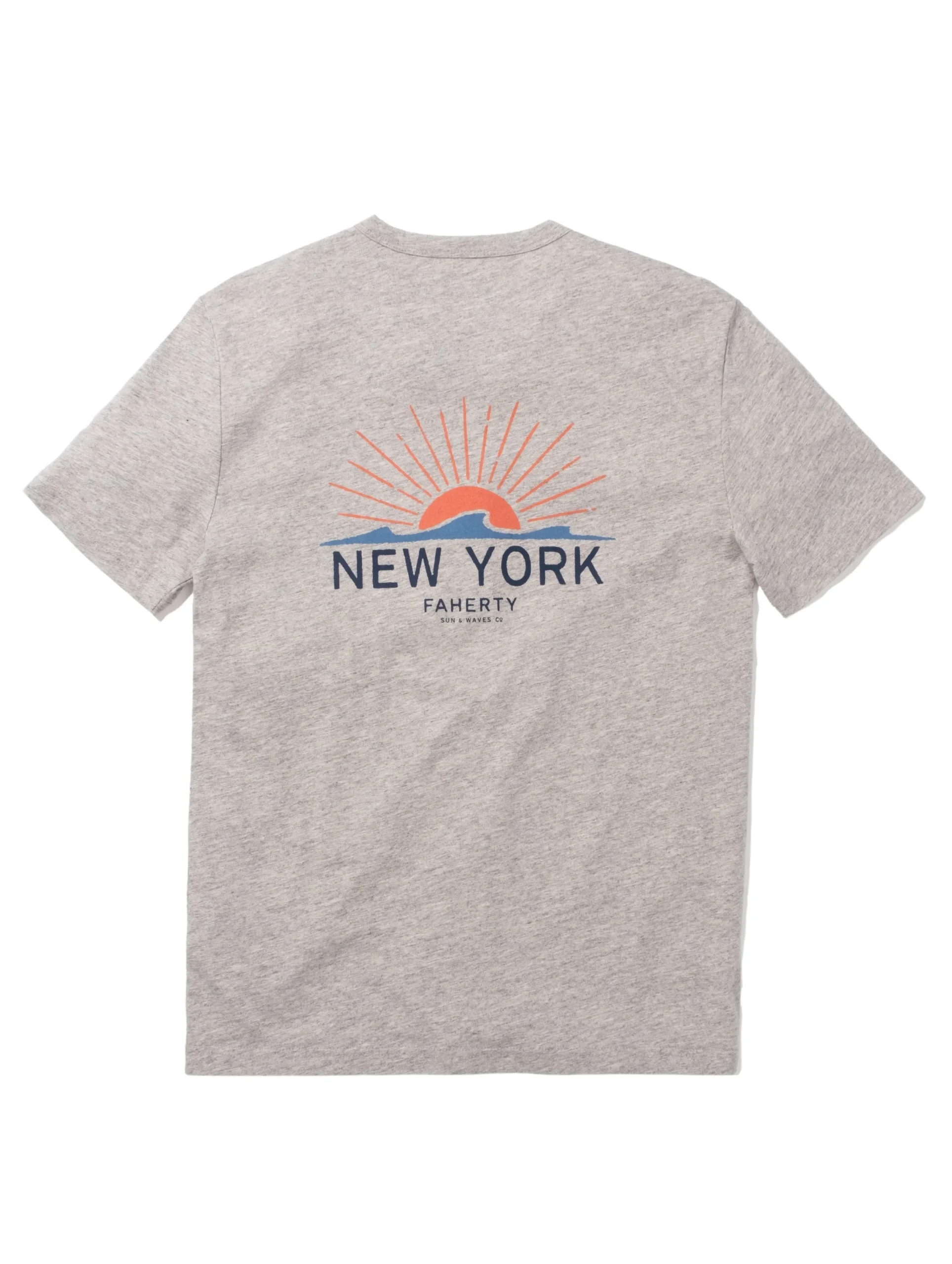 Faherty Brand New York Short-Sleeve Crew T-Shirt -