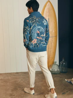 Faherty Brand Offshore Swell Cardigan -
