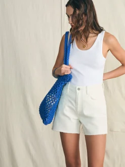 Women Faherty Brand Organic Cotton Denim Short -