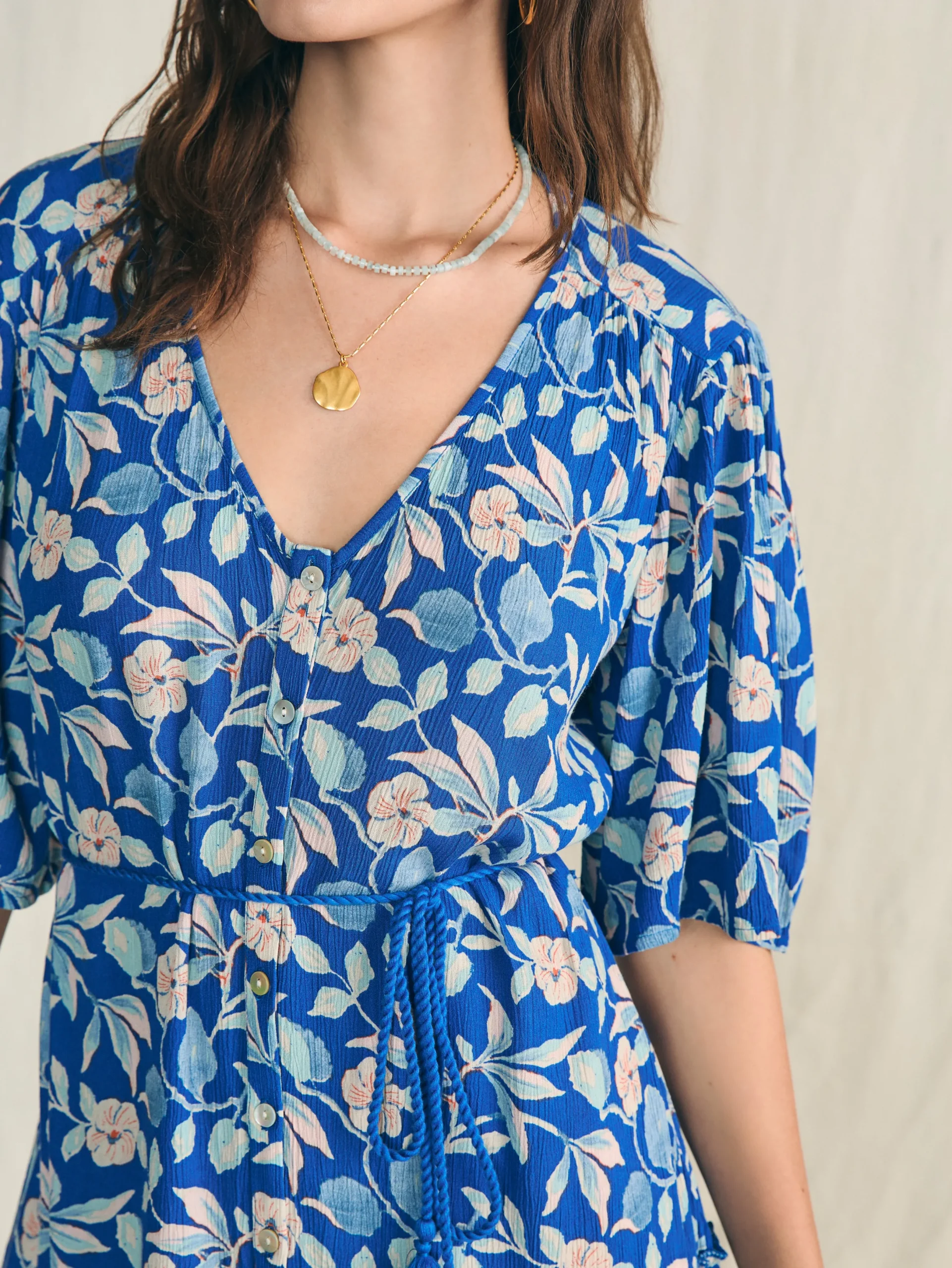 Women Faherty Brand Orinda Mini Dress -