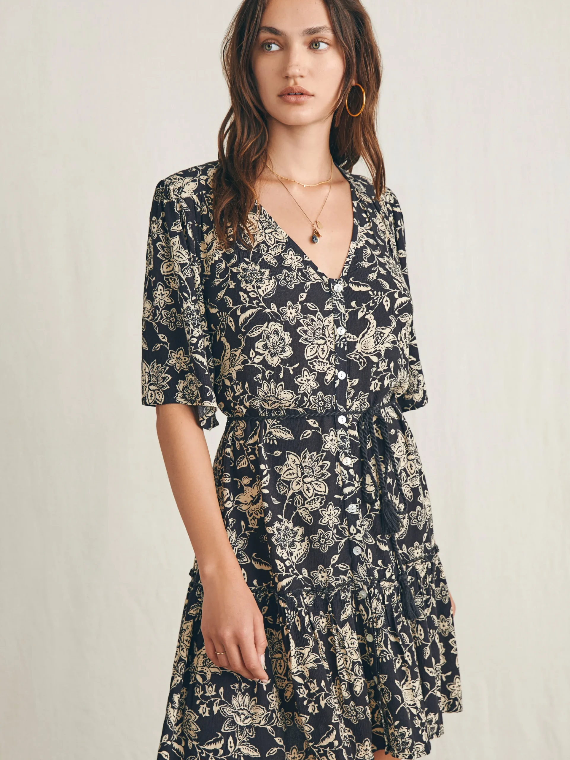 Women Faherty Brand Orinda Mini Dress -
