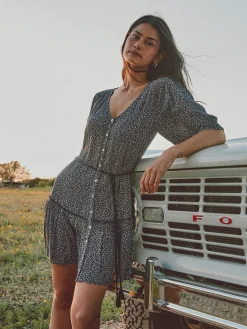 Women Faherty Brand Orinda Mini Dress -