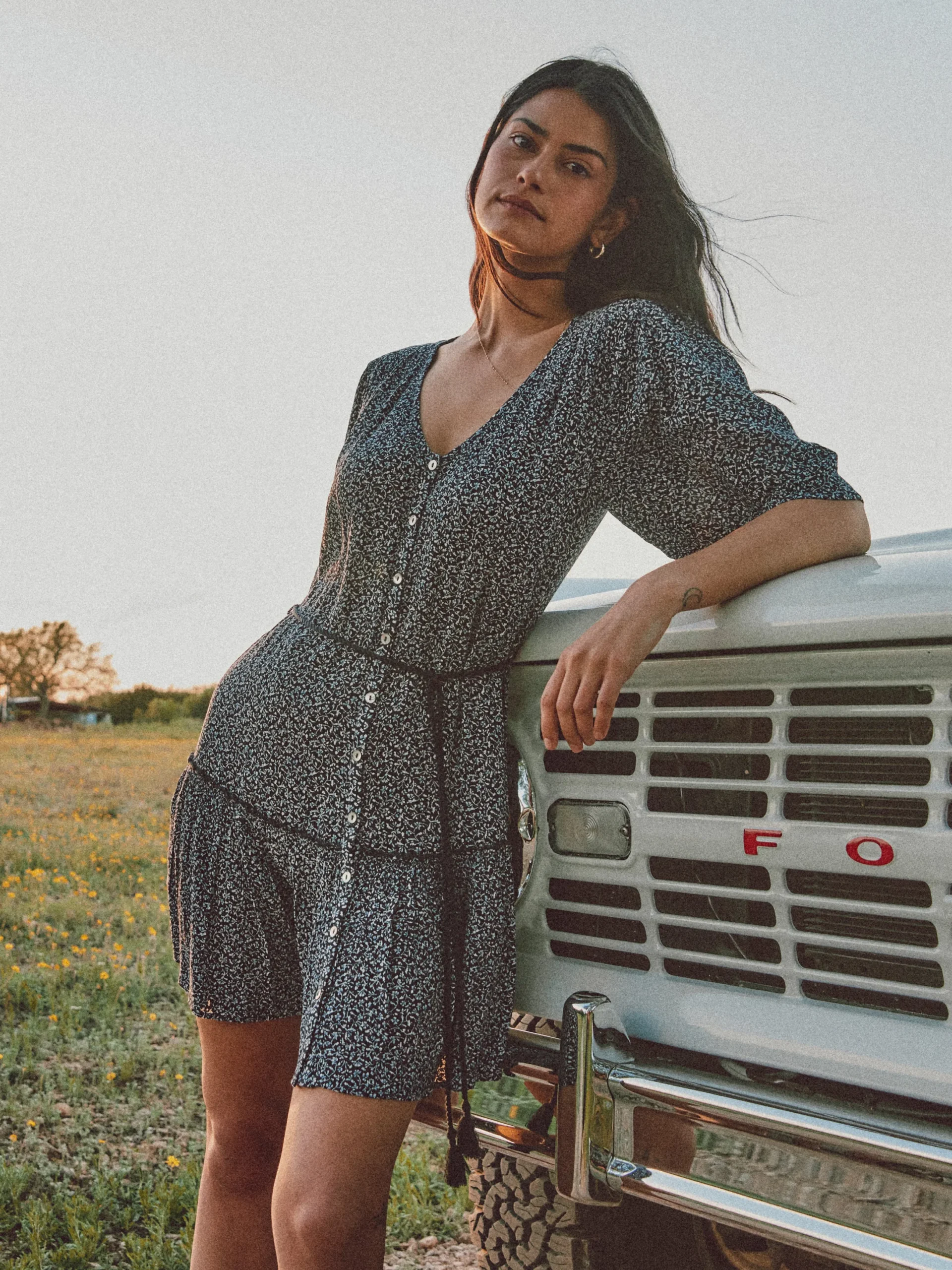 Women Faherty Brand Orinda Mini Dress -