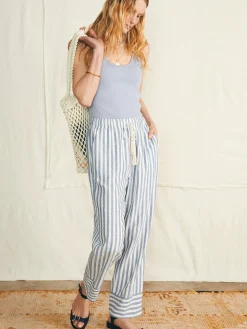 Women Faherty Brand Pacific Beach Linen Pant -