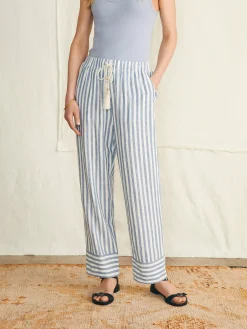 Women Faherty Brand Pacific Beach Linen Pant -