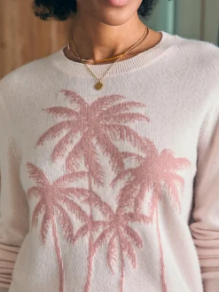 Women Faherty Brand Palm Coast Cashmere Crew -