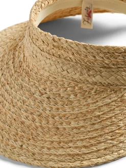 Women Faherty Brand Raffia Packable Visor -