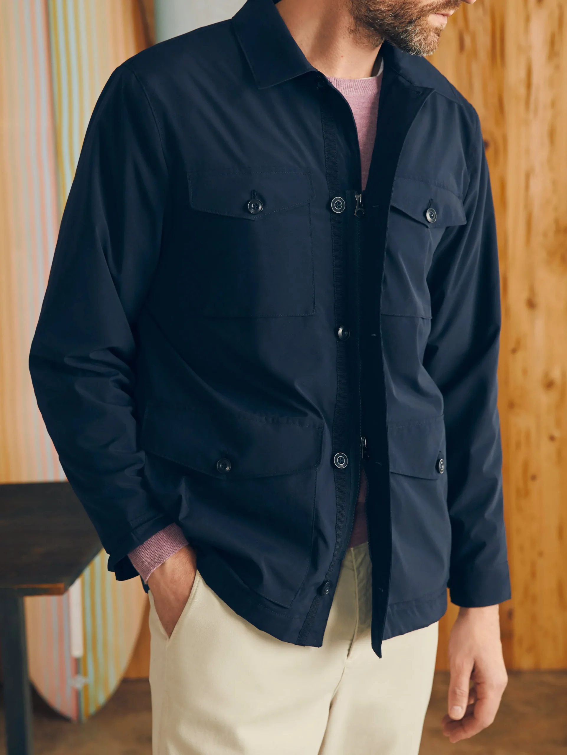 Faherty Brand Reserve Four Pocket Field Jacket -