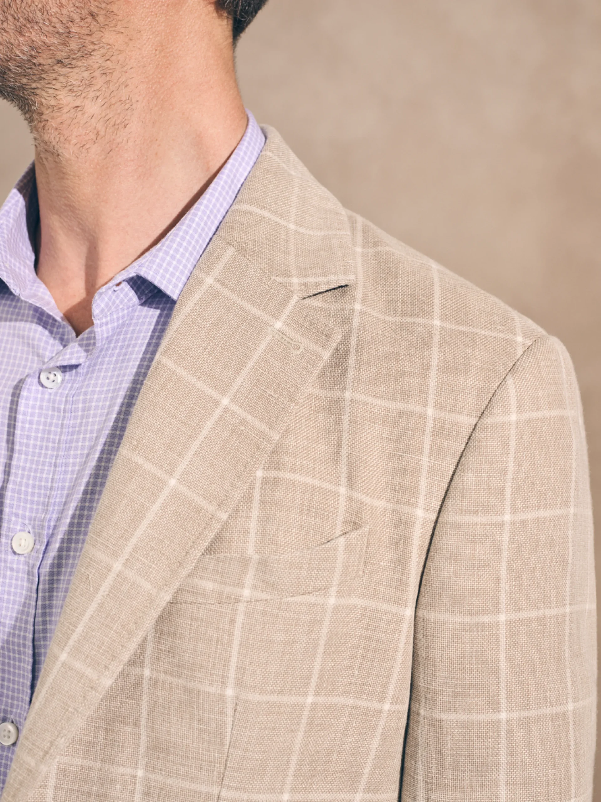 Faherty Brand Reserve Linen Yarn Dyed Blazer -