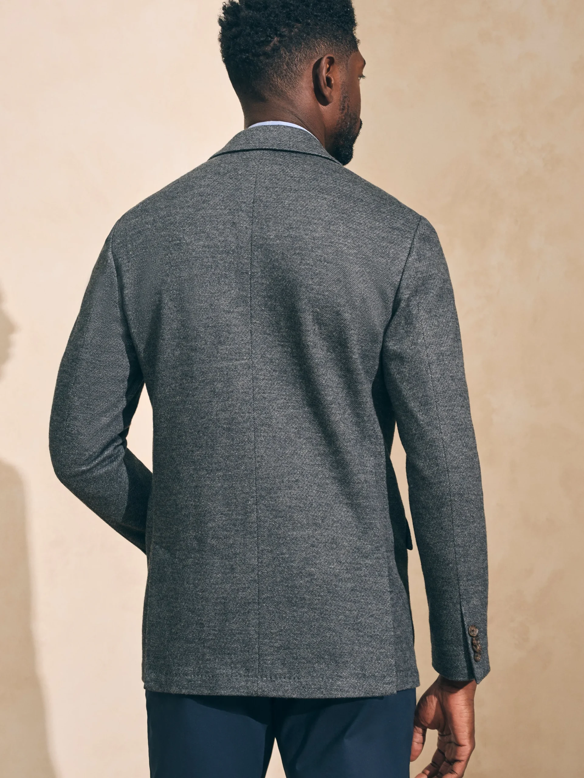 Faherty Brand Reserve Twill Knit Blazer -