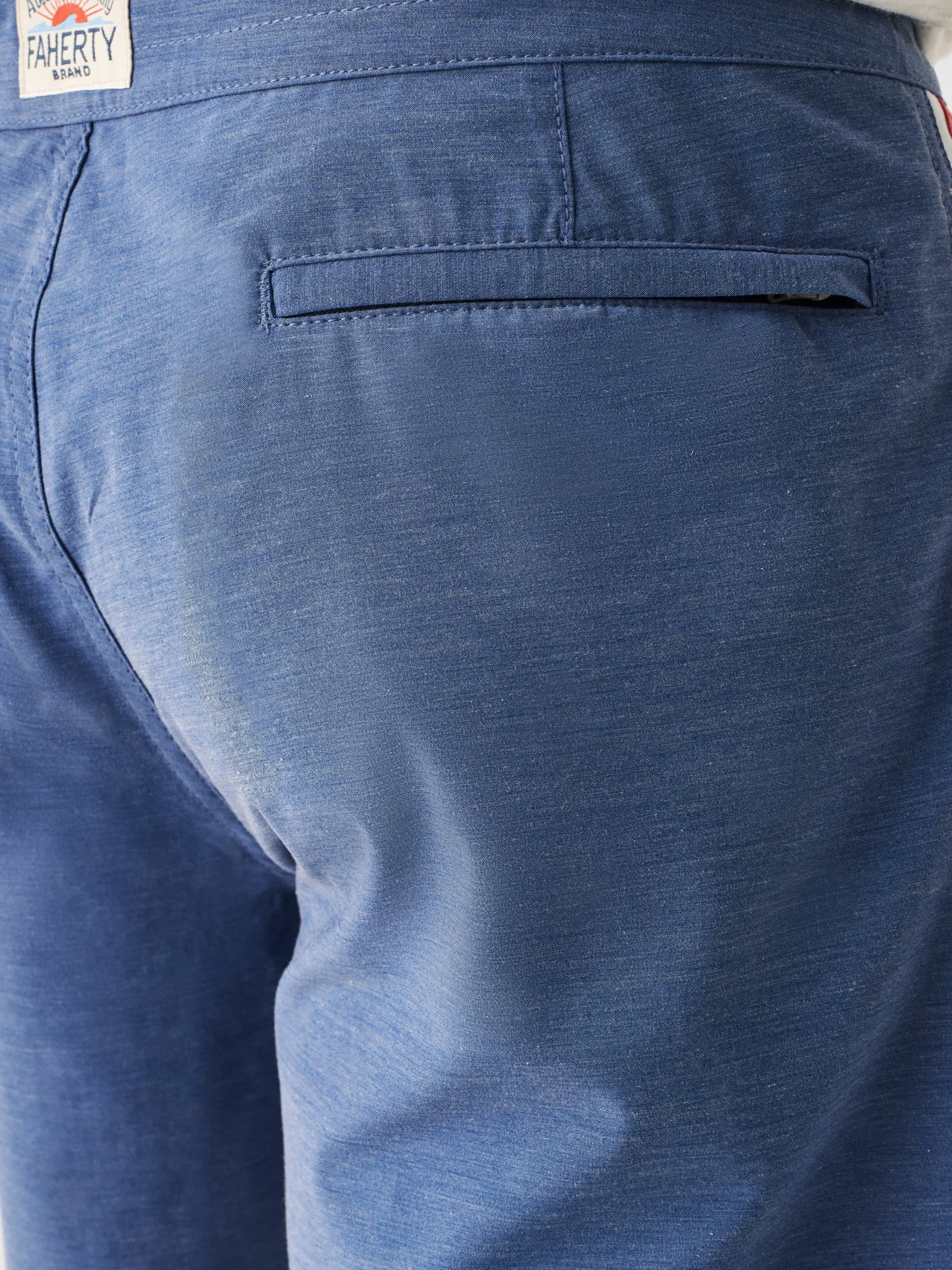 Faherty Brand Retro Surf Stripe Boardshort (7" Inseam) -