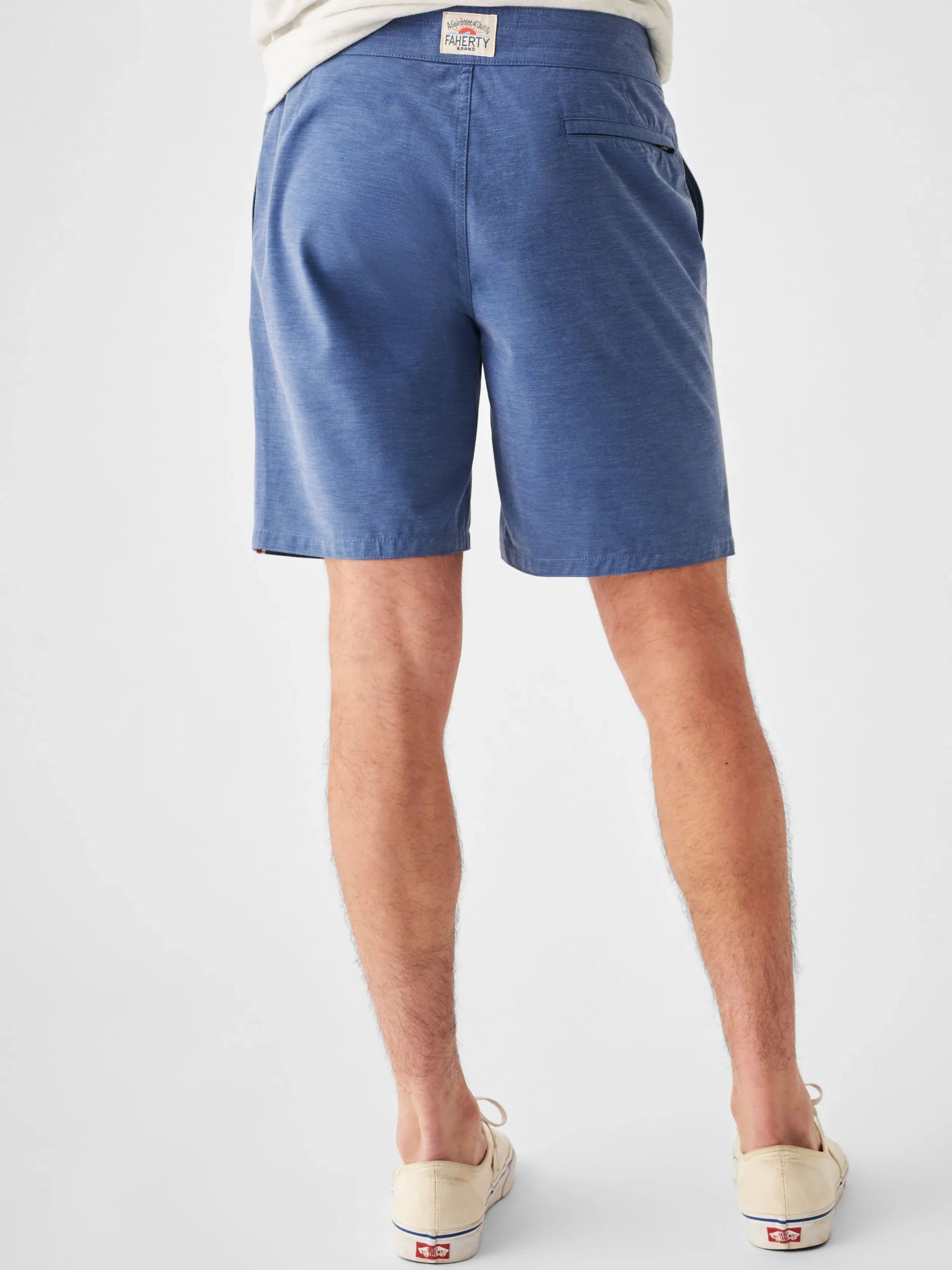 Faherty Brand Retro Surf Stripe Boardshort (7" Inseam) -